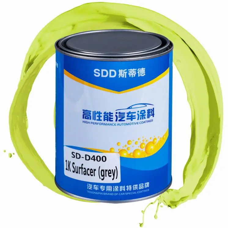 China Factory Car Repair Paint automotive coating 1K Primer Surfacer  For Auto Car Body Refinishing Protection