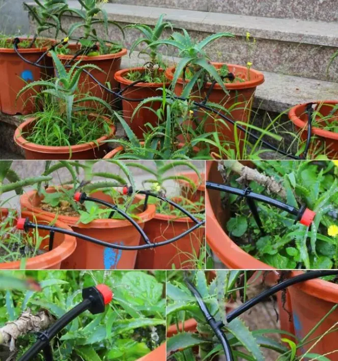 Wholesale Agricultural Drip Watering Hose Irrigation 4/7 PVC Drip Irrigation Hose PipeHot sale products