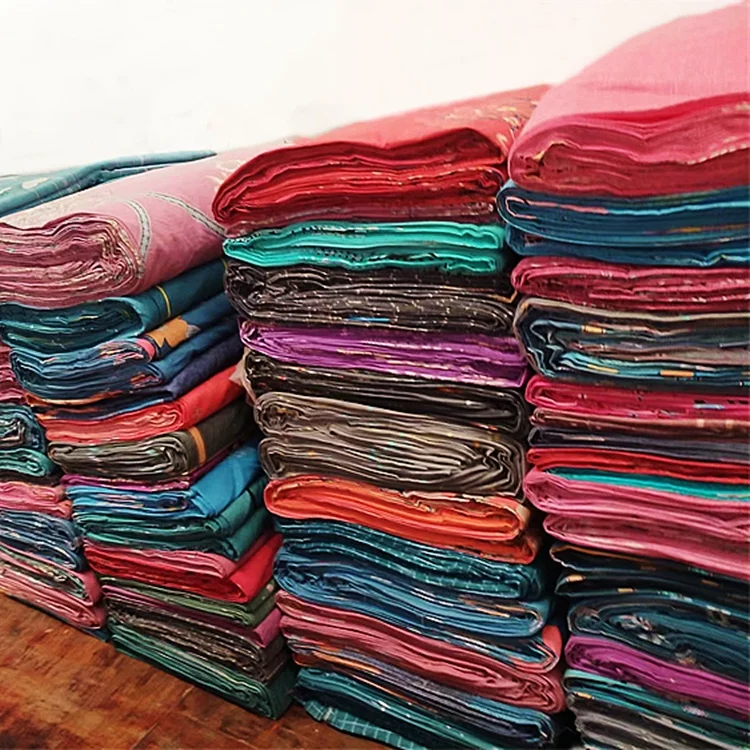 Keqiao Wholesale Cotton Polyester Bed Sheet Stocks Fabric Woven Printed Material Sheeting
