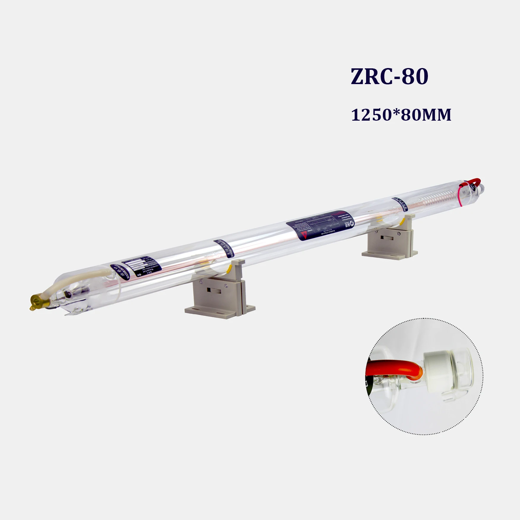 SHZR 80W Coherent Co2 Laser Tube Refill And Repair 120W Co2 Reci W6 Laser Tube For Laser Cutting Machine
