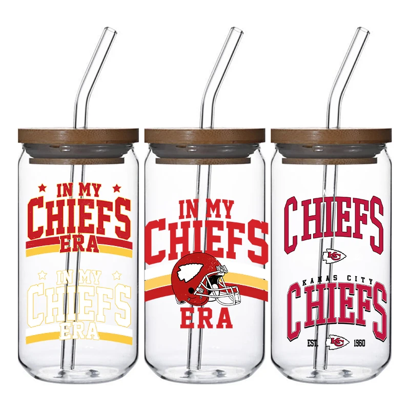 Ready to Ship Wholesale 16oz UV-DTF Tumbler Decals UVDTF Transfer Sticker UV DTF Cup Wraps for 16oz Libbey Glass Can