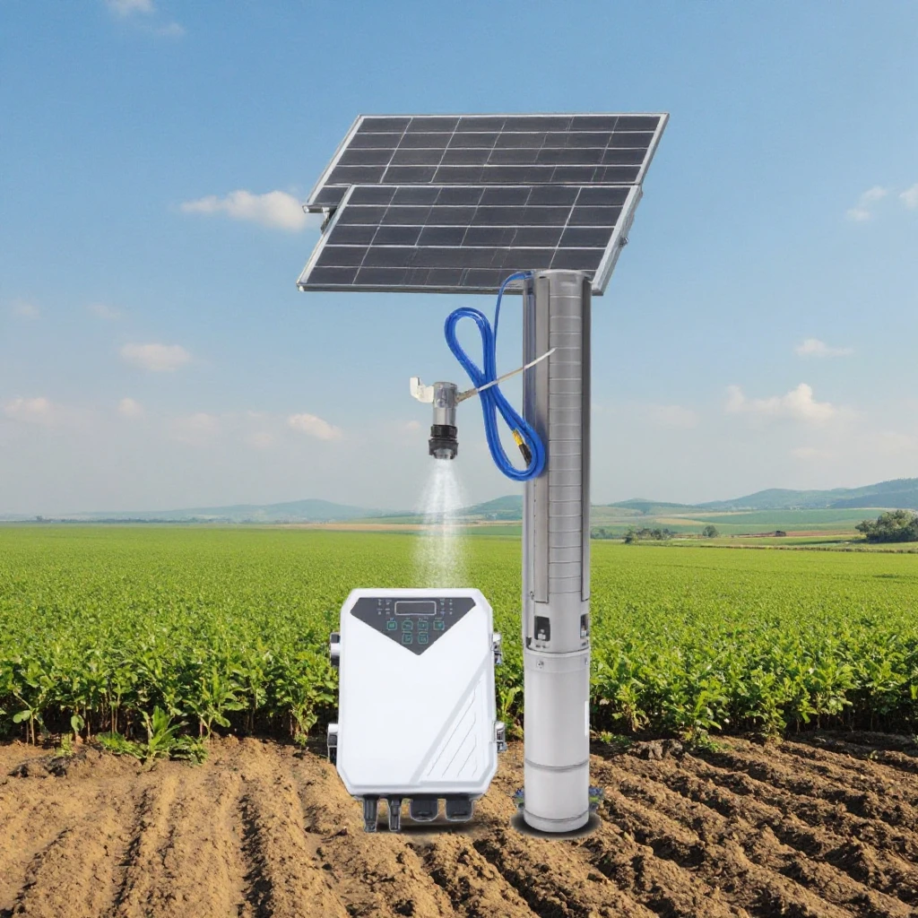 24V 48V 72V 96V Solar Borehole Pump High-Pressure 80m Helical Deep Well Irrigation Water Pump 3hp Submersible OEM Application