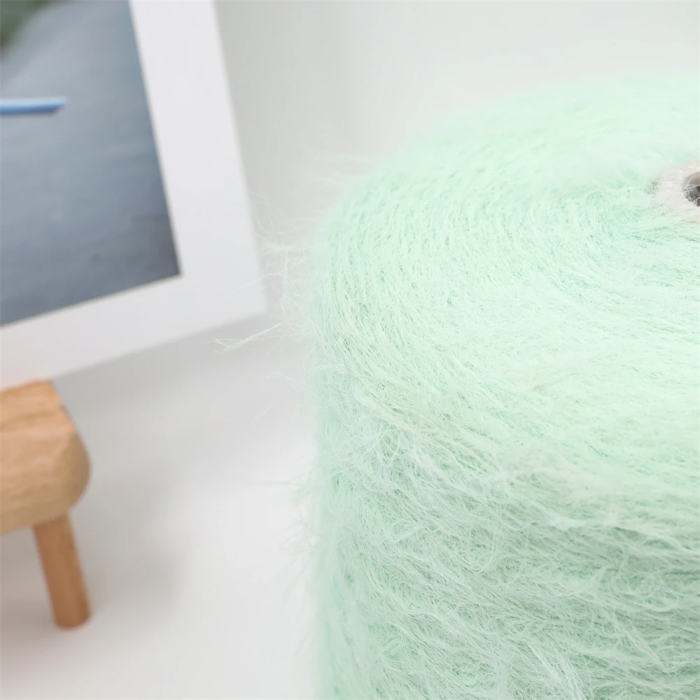 4,0 см 100% нейлоновая необычная перьевая пряжа для вязания свитера