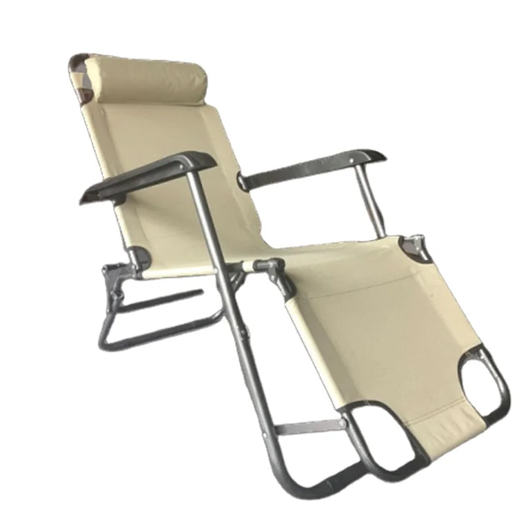 
TC3056 Outdoor metal garden foldable reclining camping bed beach pool lounge chair 