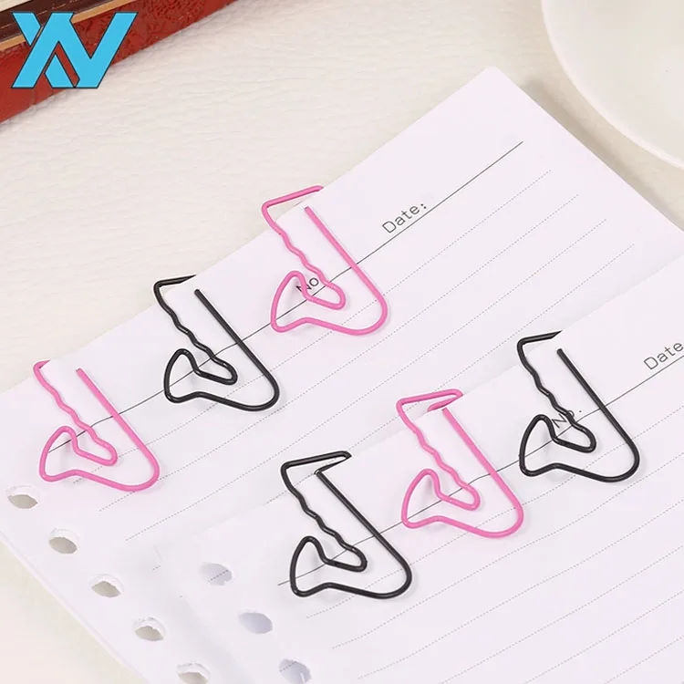 Advertising gift music saxophone special shaped colorful metal paper clips