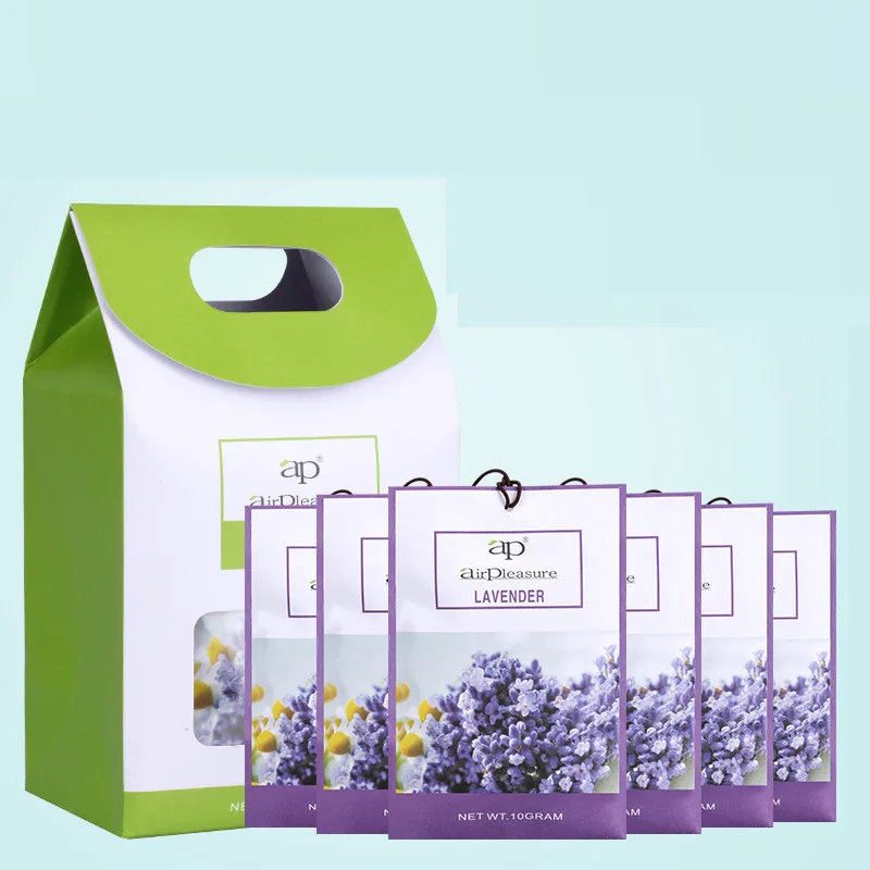 New Design Foshan 10g Cafes and Coffee Shops Vermiculite Orange Fragrance Blue Car air Freshener Clothes Wardrobe Scented Sachet