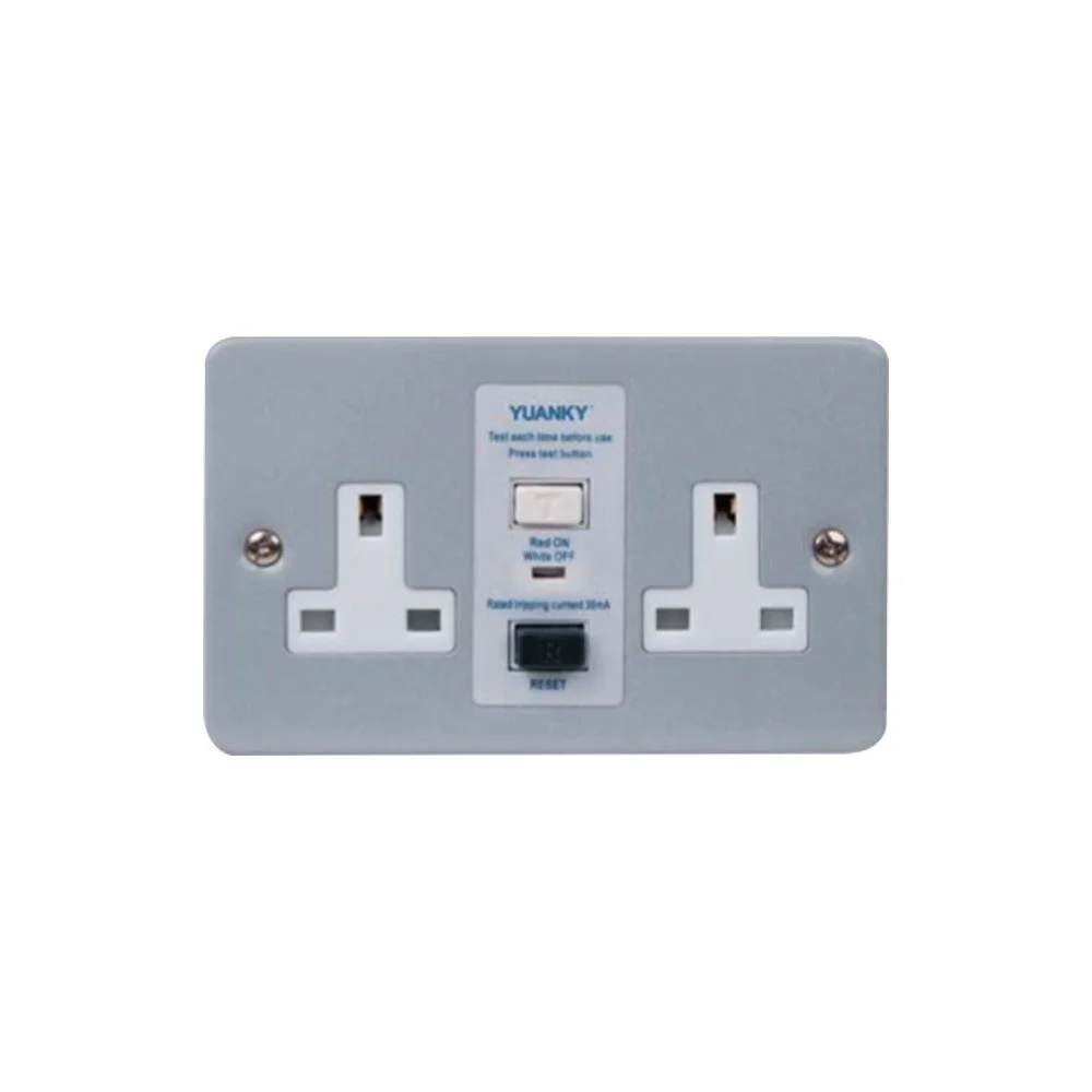 Розетки HWPR/HWMR серии 13A RCD защищенная безопасная розетка