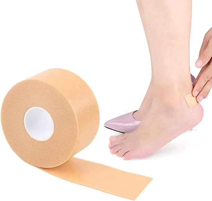Multi-Function Anti-Slip Foot Care Sticker Wrap Tape Pads Adhesive High-Heeled Foam Bandage Tape for Prevention