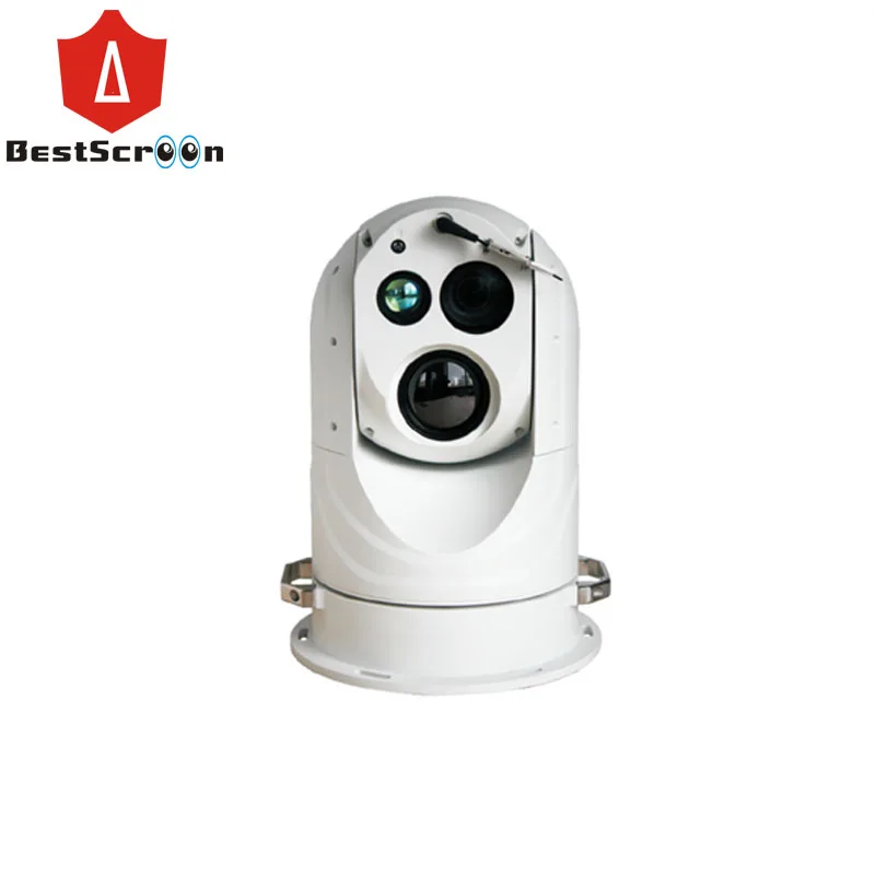 Marine Coast Guard Boat Mounted Infrared Thermal Imaging PTZ Camera