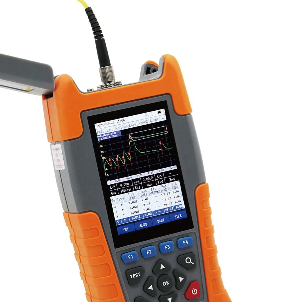 Portable Fiber Fault Locator Fiber Optic OTDR Machine Handheld Mini Simple OTDR