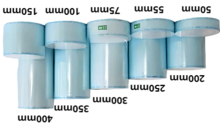 Medical supply sterilization package flat reel pouch  /  Surgical Instruments Packaging Flat Bag