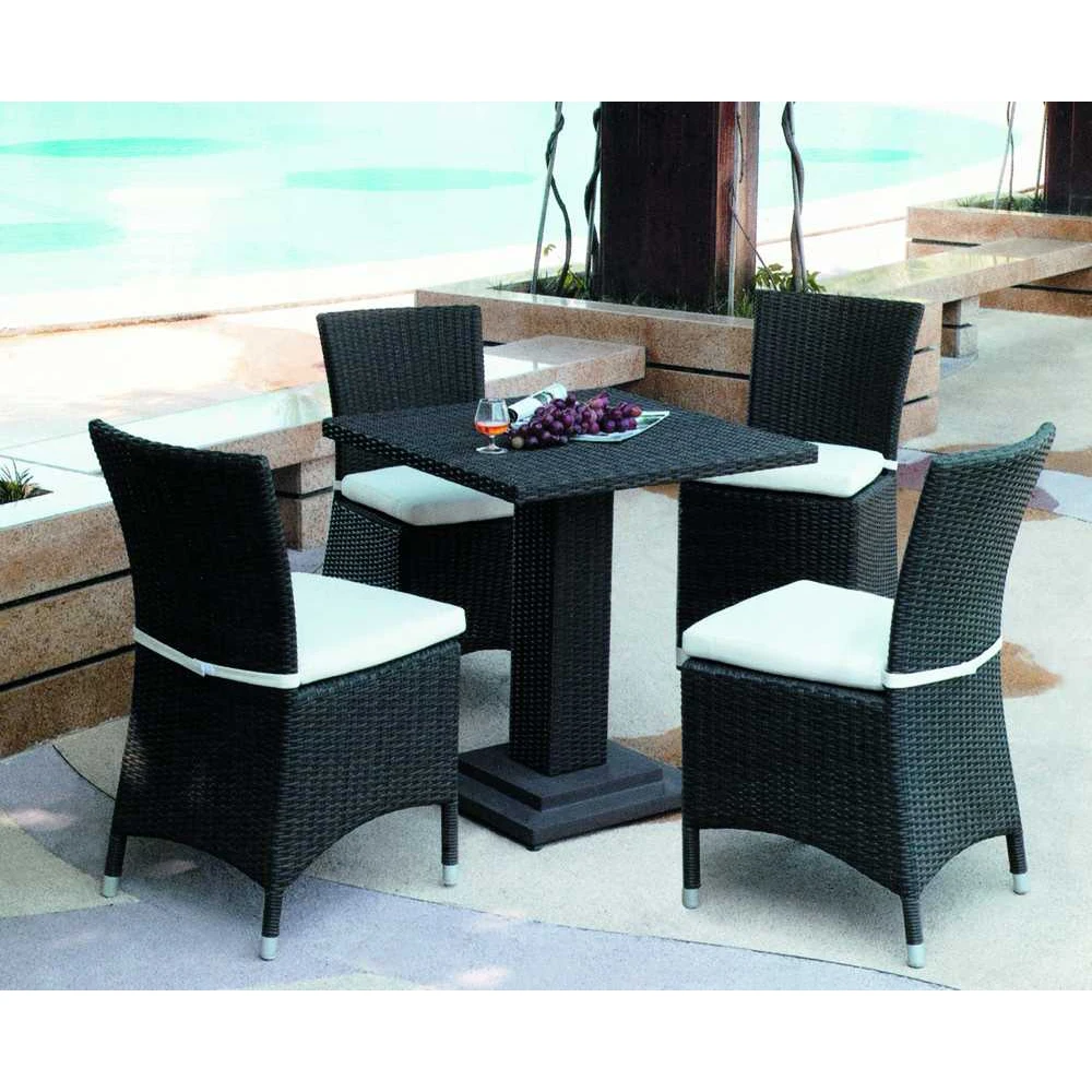 Популярный патио водонепроницаемый столовая мебель