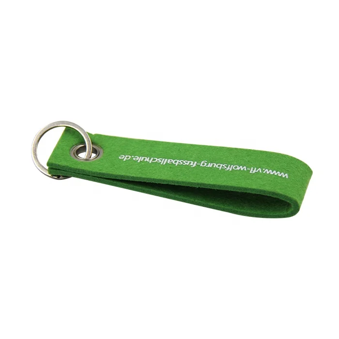 Custom Double-Sided Felt Embroidery Keychain for Keyholder Use Promotional Item