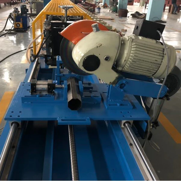New Cassette Type 40mm 60mm 70mm Shaft Rolling Shutter Octagonal Pipe Tube Roll Forming Machine with