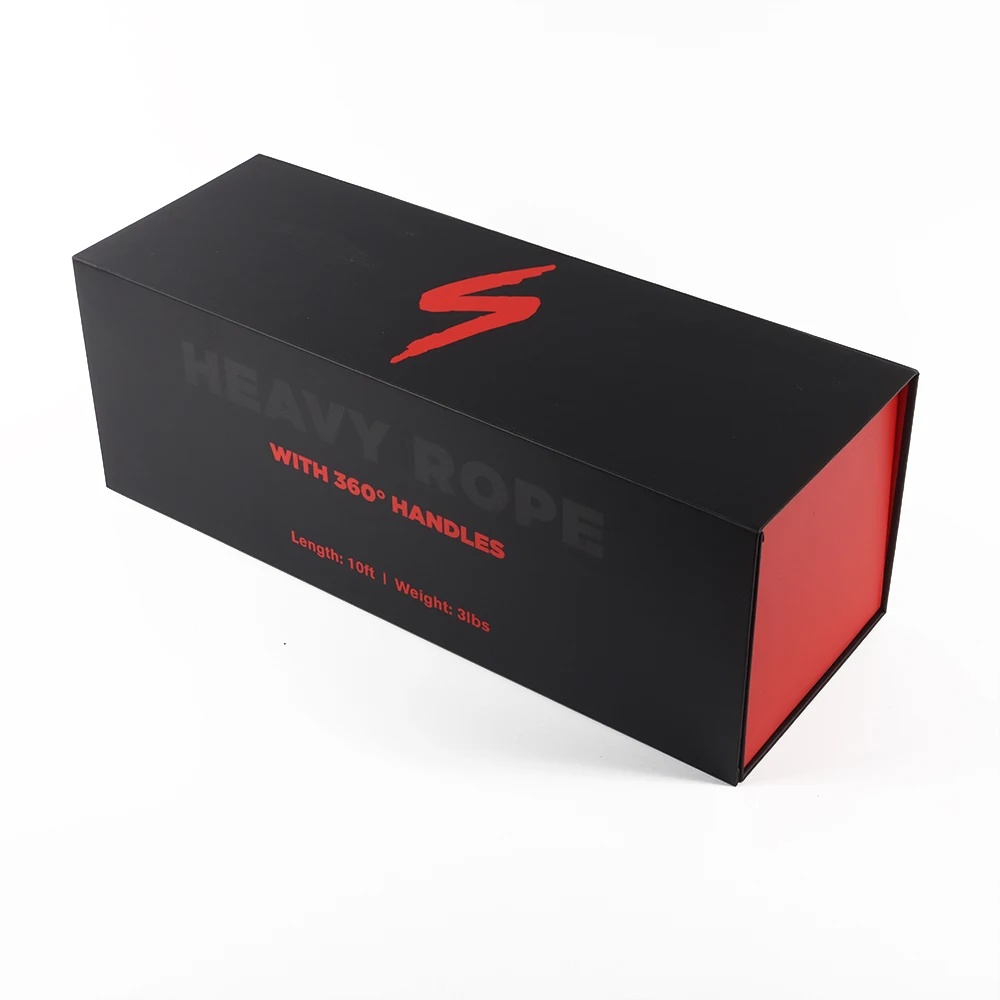 Custom Logo Wholesale Deluxe Folding magnet Game machine paper gift box packaging with ribbon black magnetic gift box