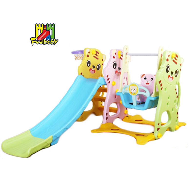 Feelbaby, горка в игровой площадке, пластиковые комнатные качели