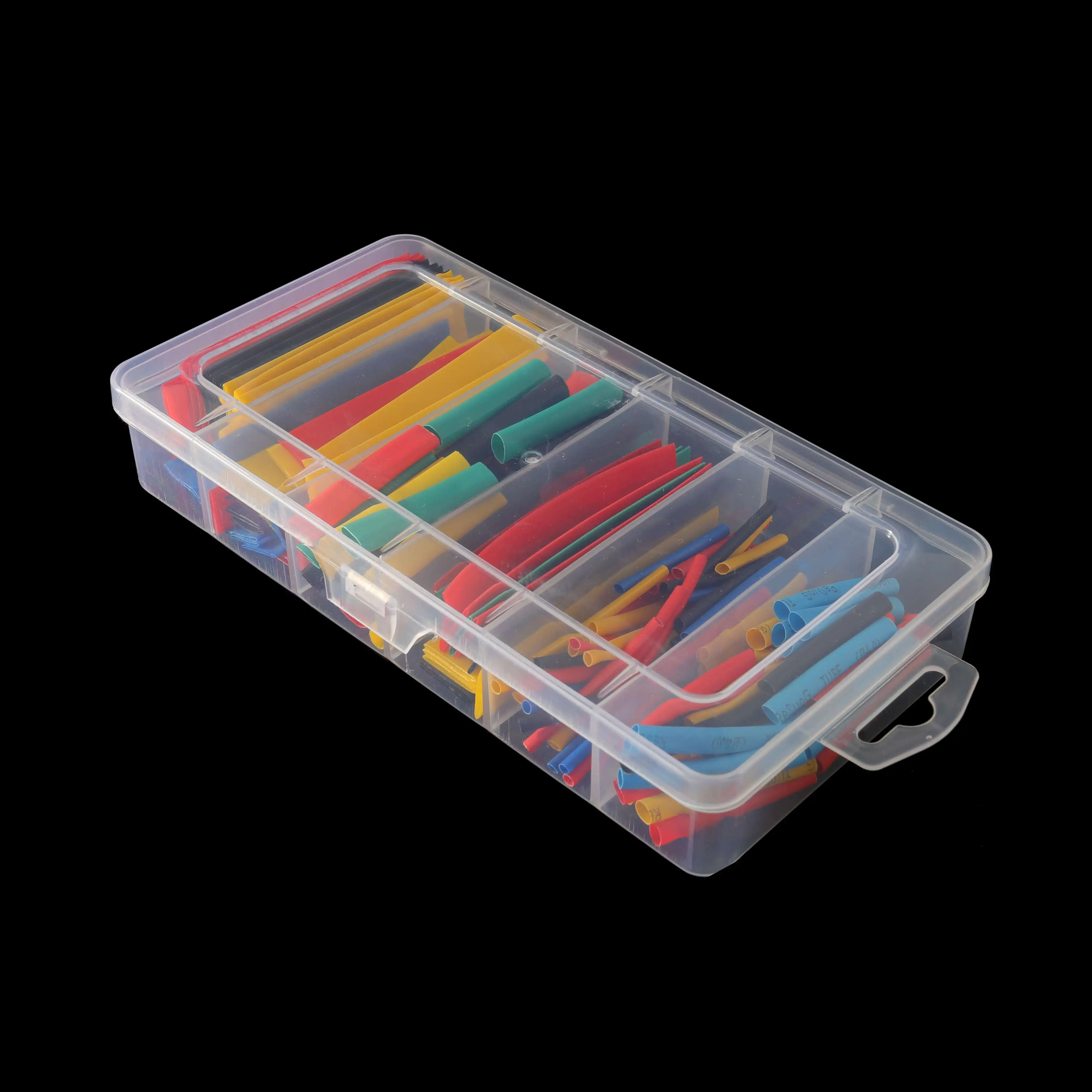 6 Grids Portable clear plastic storage box with dividers jewelry  makeup Storage tools Box Organizer