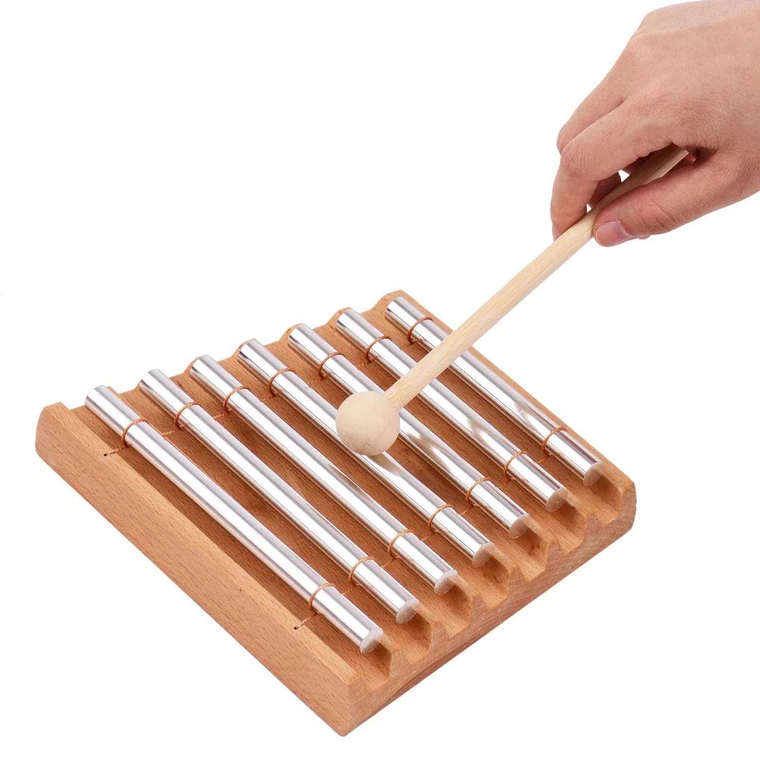Wholesale Cheap Wood Percussion Instruments Child 1 Phoneme Tube Chime