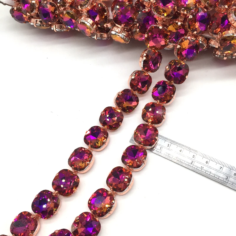 Sparkling Crystal Diamond Glass Stone Metal Decorative Strass Rhinestone Ribbon Crystal Chain Trims