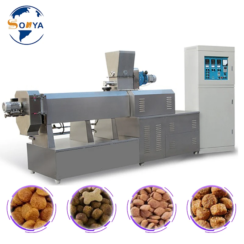 Production Line Mill 2022 Cat Fish Dog Chicken Goat Cattle Poultry Making Use Pet Food Animal Feed Pellet Machine
