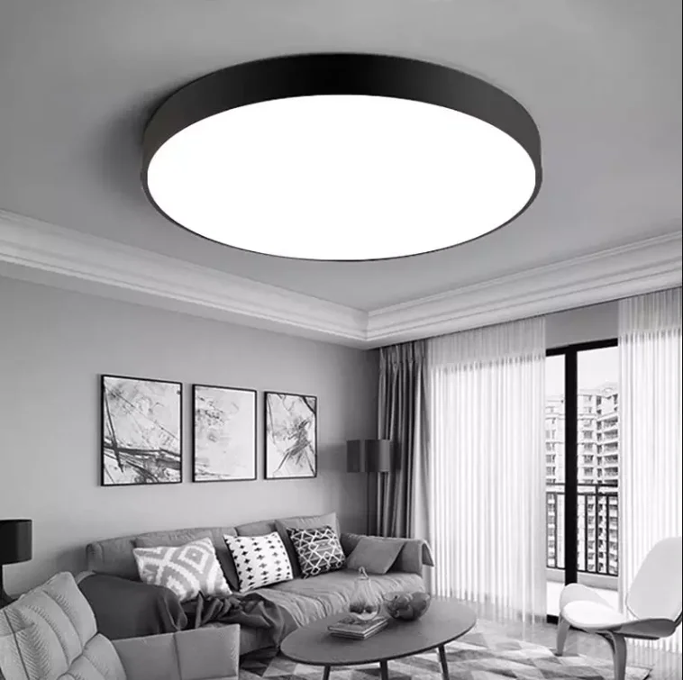 Modern Round Square Led Ceiling Lamp Super Slim Bedroom Kitchen Ceiling Light Ultra Thin Surface Mounted Led Ceiling Light