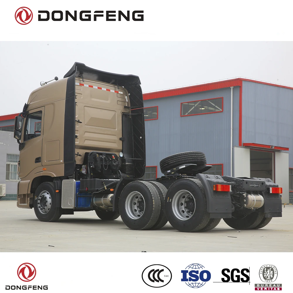 Dongfeng KX 6x4 520 HP Container Tractor Truck G.C.W 50 Ton Design