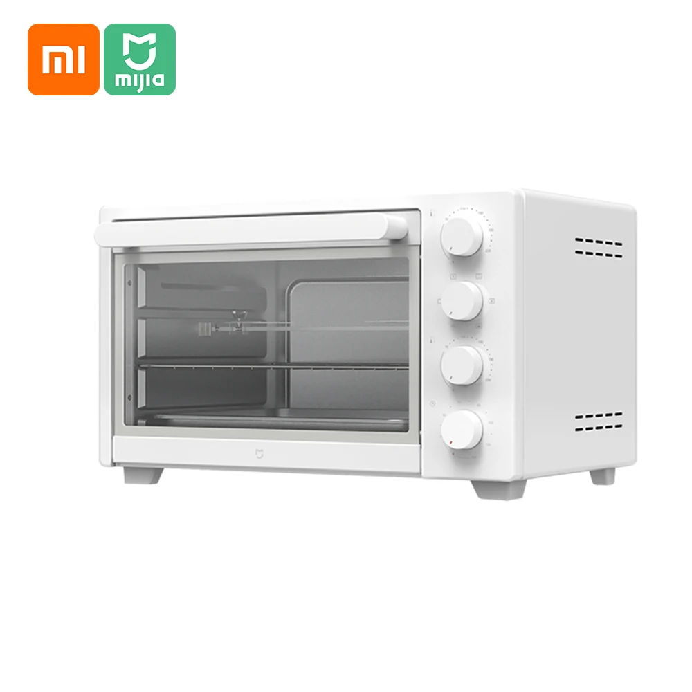  Новая электрическая духовка Xiaomi 32L 1600 Вт с независимым контролем температуры для выпечки таймером на 120 минут микроволновая печь 9