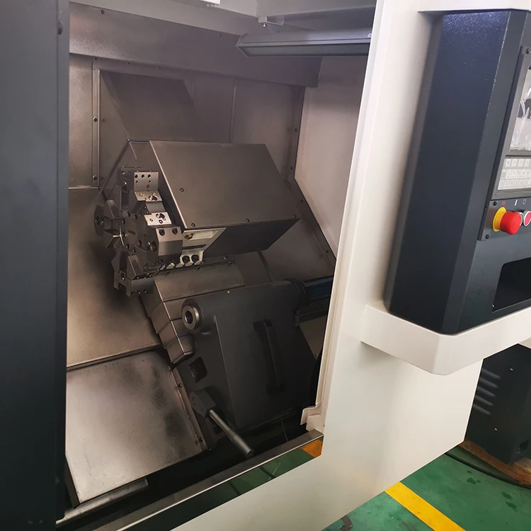 TS 52T hydraulic tool turret hydraulic taiistock slant bed metal CNC lathe machine