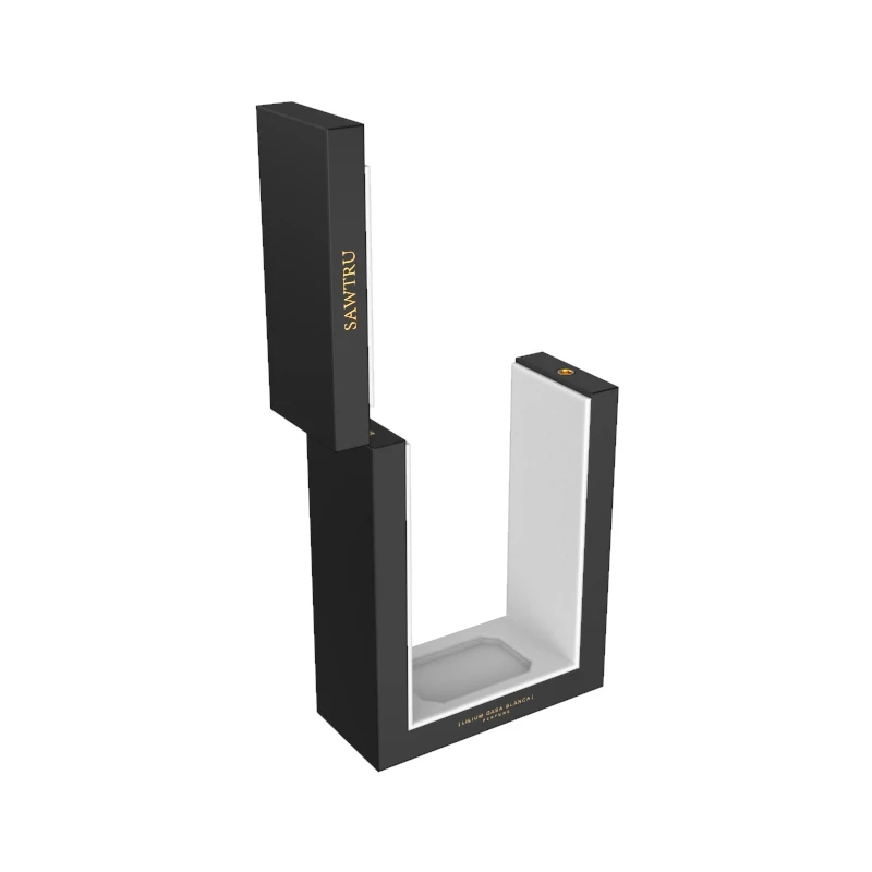 2020 Hot Sales New Design Special Frame Painted Wooden Perfume Show Window Storage Box Case With SABER Certificate