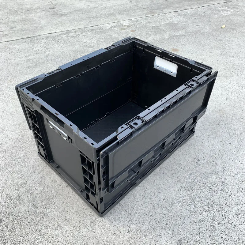 50L Large Capacity Camping Storage Box PP Plastic Folding Camping Box with Outdoor Courtyard Storage Car Box