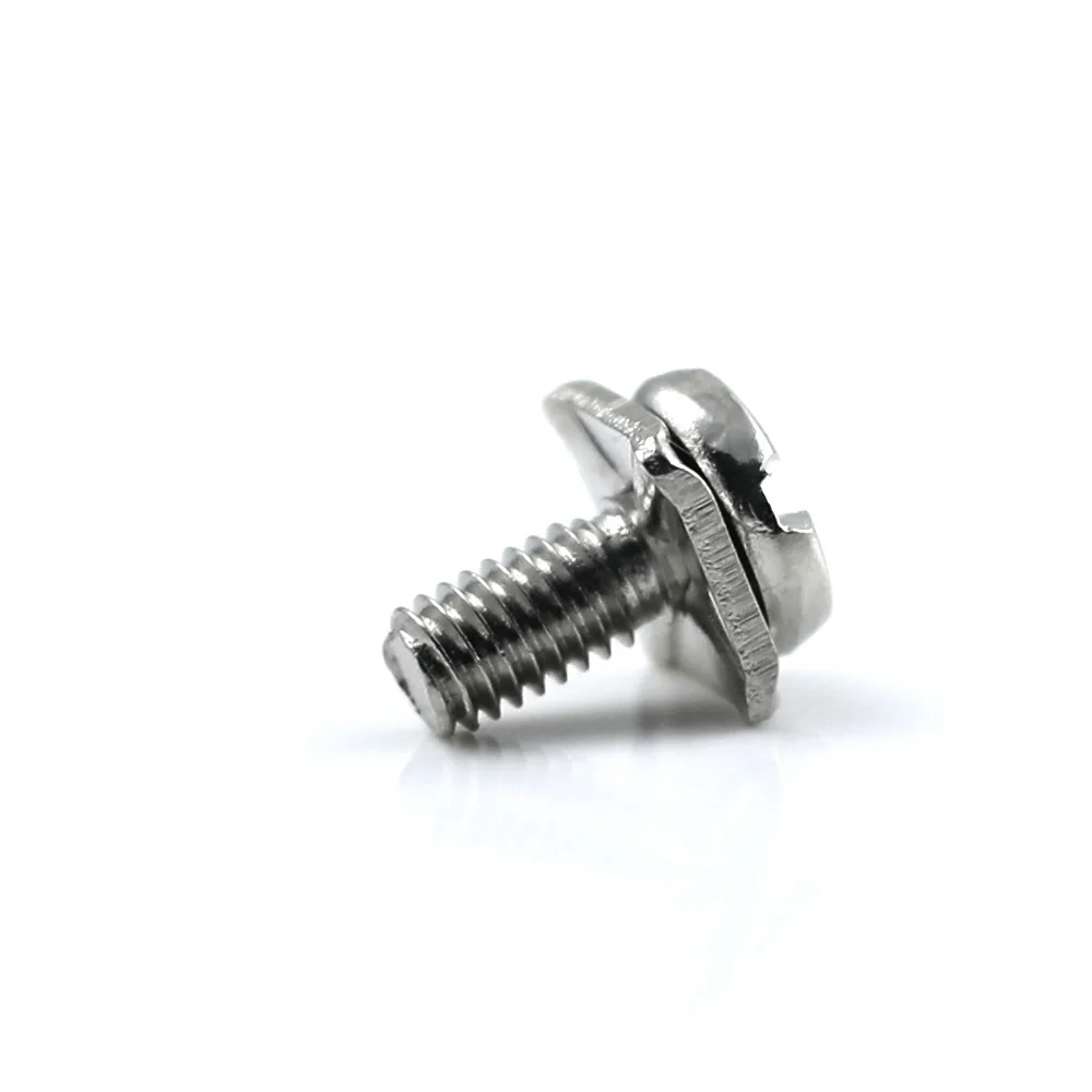 Stainless Steel, Carbon Steel Pan Head Combination SEMS Screw with Square Washer