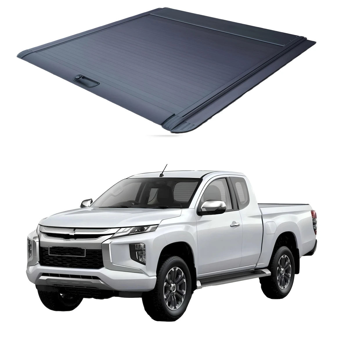 Waterproof accessories retractable standard size truck bed cover roller lid for toyota hilux Tacoma Mitsubishi L200 Ford ranger