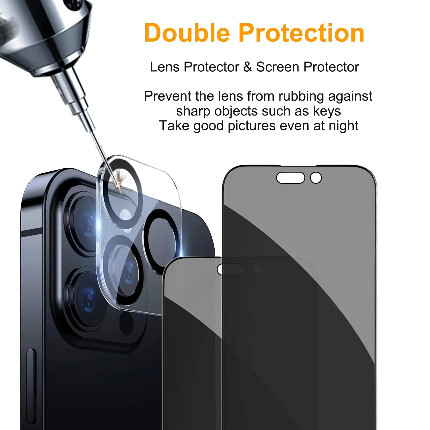 high clear mobile phone accessories tempered glass screen protector film for iPhone 13 14 15 pro max plus Protective Film