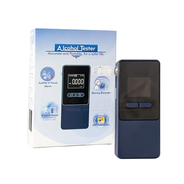 Personal Electrochemical Breath Alcohol Tester Alkotester Meter Detector Checker AT808
