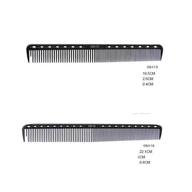 Professional Large Clipper Styling Flat Top Carbon comb