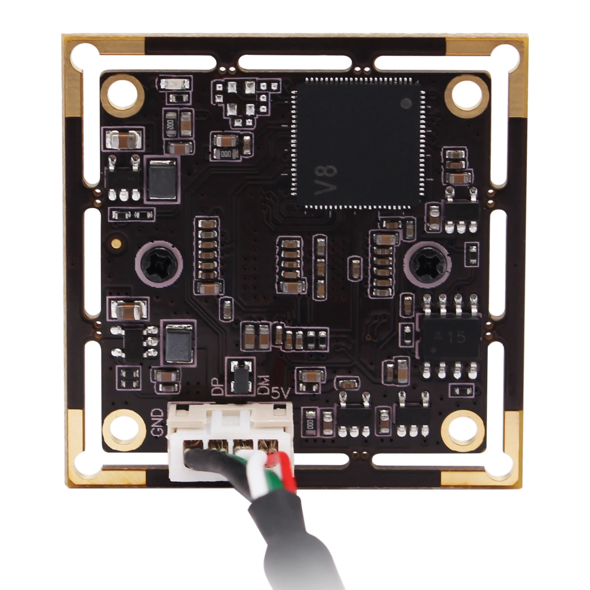 ELP IMX415 Mini 4K Camera Module USB 3840X2160 30FPS with No Distortion Lens for Face Identification Capturing USB4K03-LC1100
