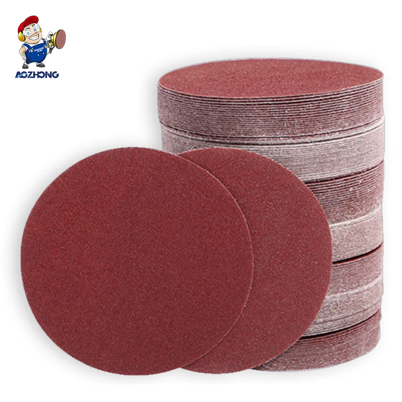 Factory Price Abrasive Sandpaper Wet and Dry Sanding Discs 150mm Sanding Disks for Wood Polishing