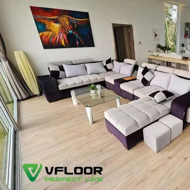 Viet Nam hot selling product 2024 spc flooring tile 4mm 5mm spc vinyl flooring plank