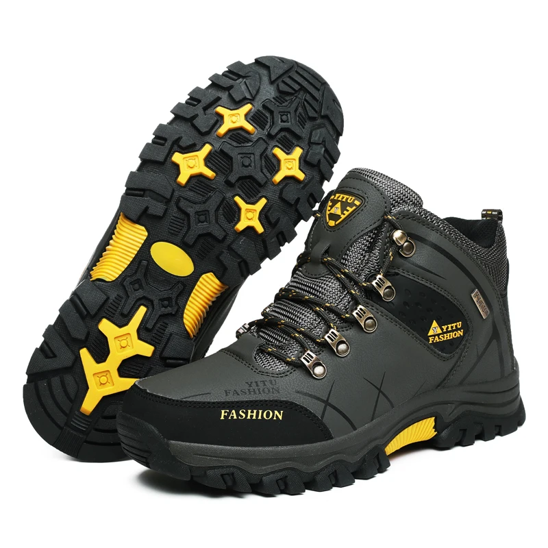 
Quality PU Hiking Waterproof Safety Shoes Factory in JIANGSU 