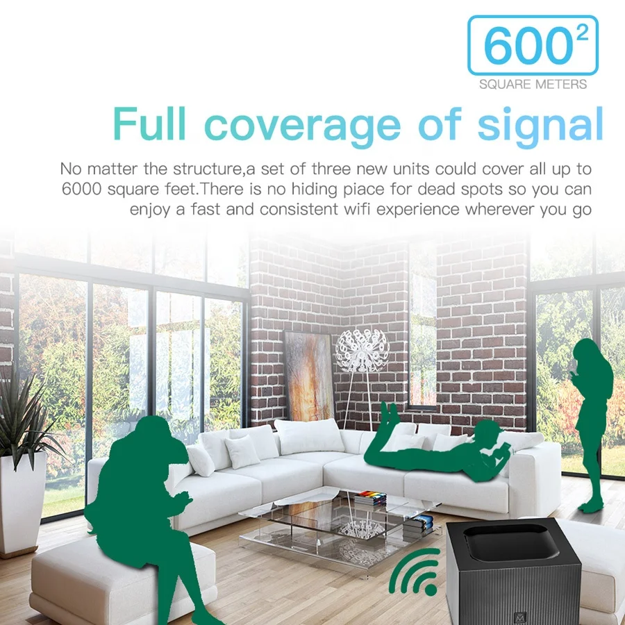 2022 Новая беспроводная сетчатая Wi-Fi система 5G 1300 Мбит/с 802.11AC двухдиапазонный сетчатый Wi-Fi роутер