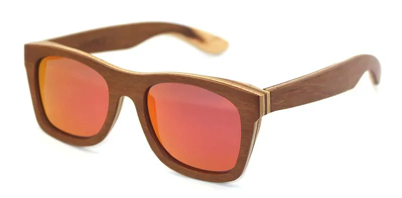 Multiple colour wooden sunglasses men and women handmade stone wood sunglasses
