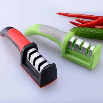 Wholesale High Quality Popular Adjustable Steels Scissor 3 Stage Knife Sharpener