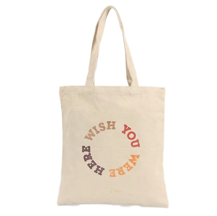 Фабричная рекламная Сумка-тоут из хлопчатобумажной ткани с пользовательским логотипом