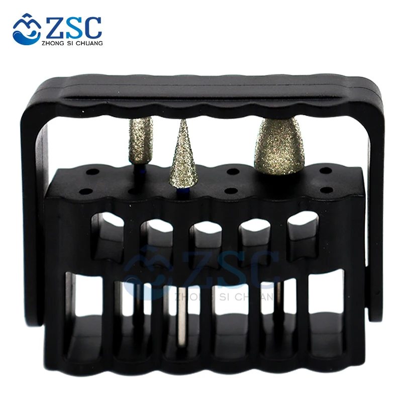 Dental Sterilization box for instrument/with 10 holders/autoclavable at high temperature burs holder endo file box