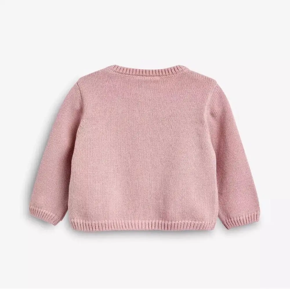
Ivy90025A European animal design winter cardigan embroidery knitted Christmas girls kids sweaters 