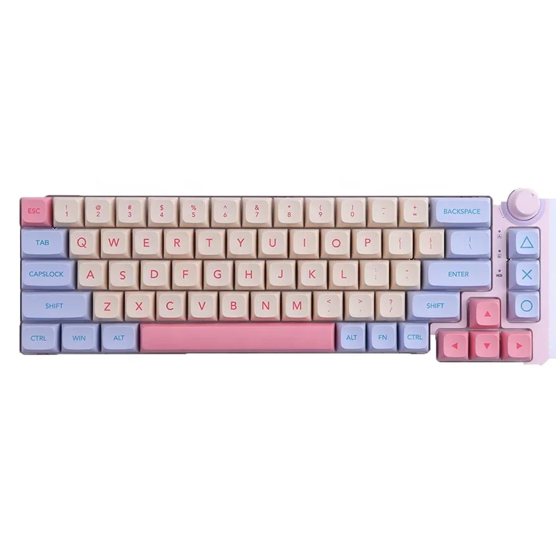 Dongguan Factory Custom 60% 80% Gaming Double Shot Keycaps Mechanical Pbt Keycaps