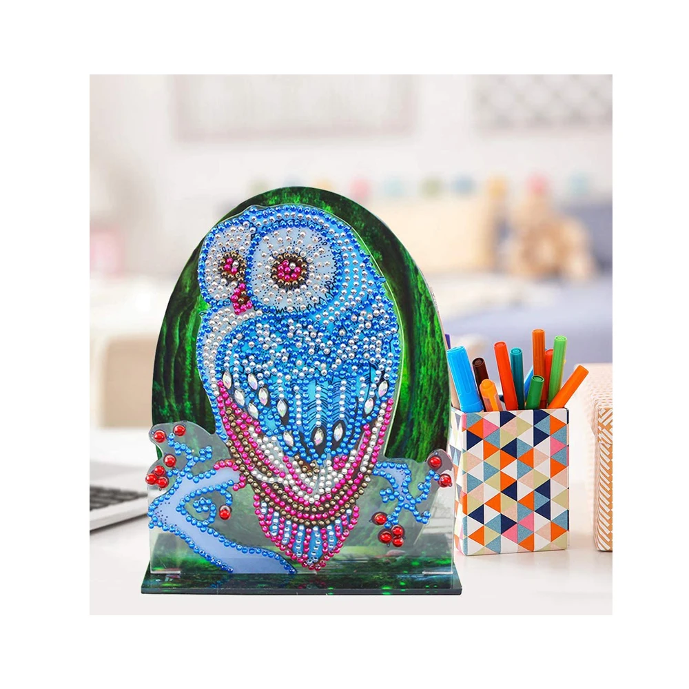 R- DIY Rhinestones Embroidery Cross Stitch Home Decor Art   3D Acrylic Diamond Painting Kits