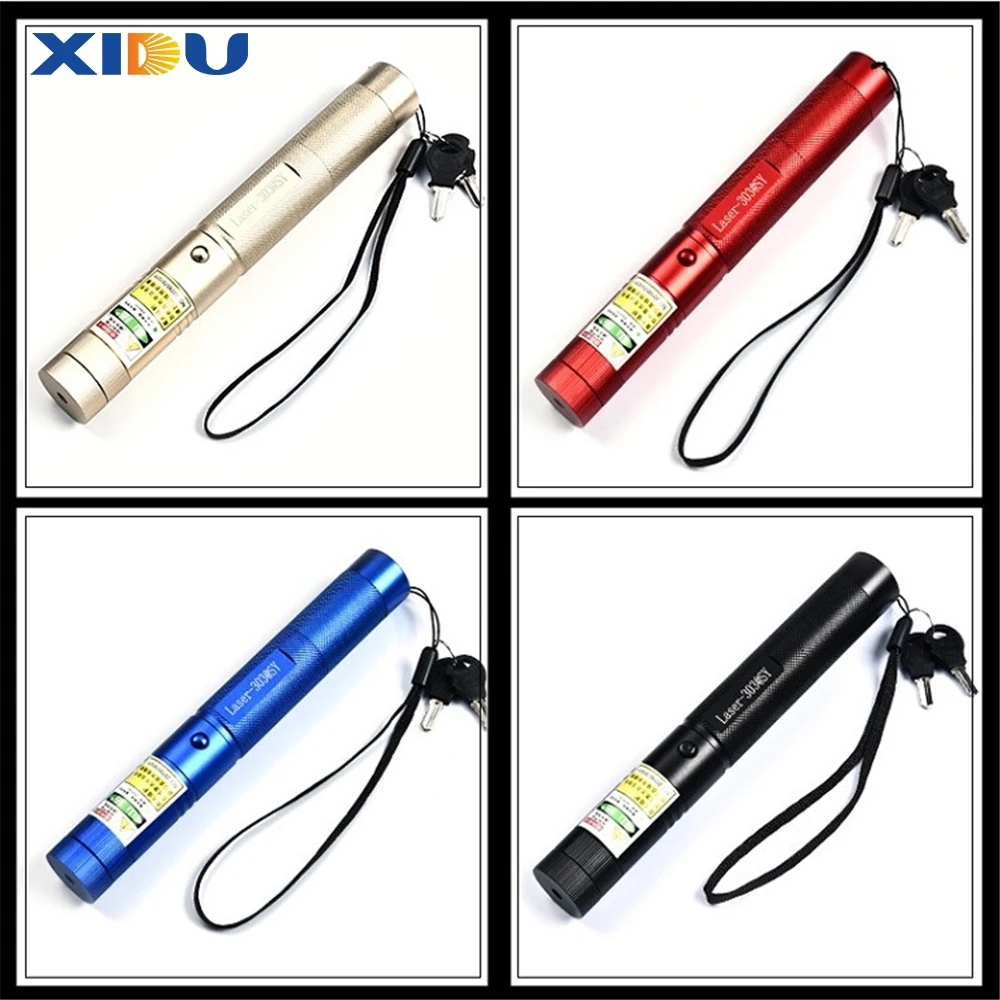 XIDU Wholesale Green Laser Sight Laser 303 Pointer High Powerful Device Adjustable Focus Lazer Laser Pointers Pen