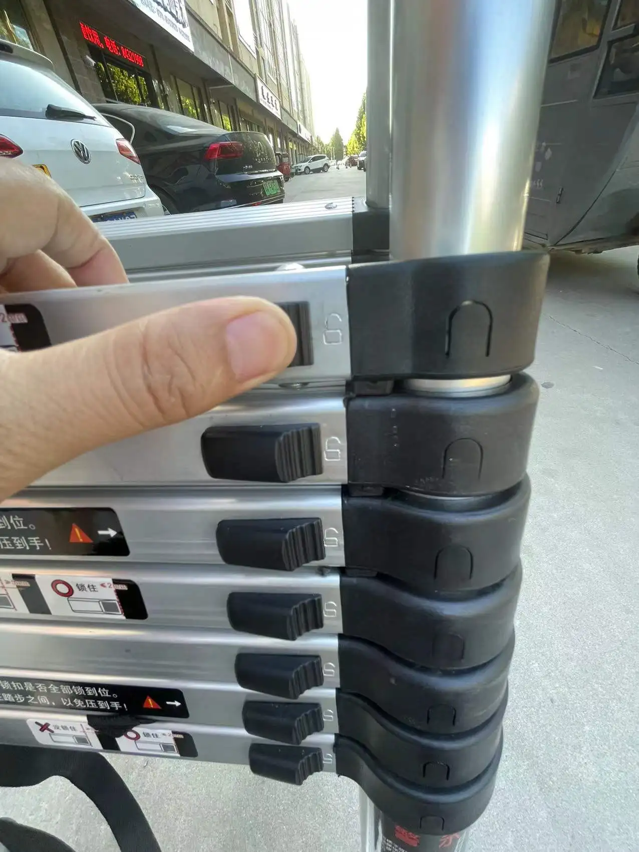 Sale price discount safe attic climbing telescopic folding ladder