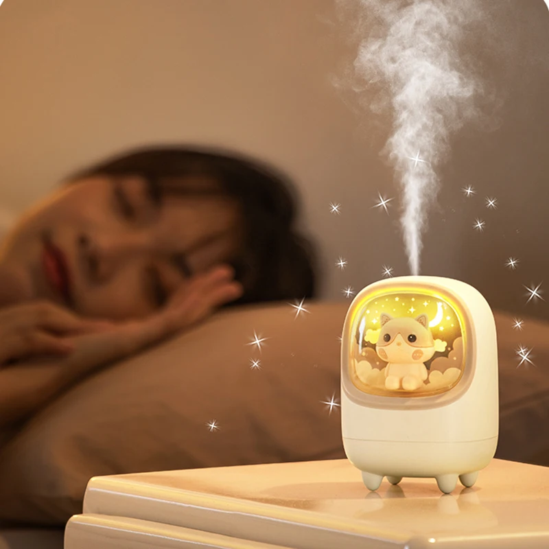 Portable rechargeable water bedroom mini humidifier usb